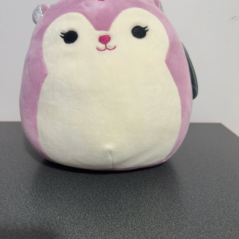 Plush Penguin Toy - Pink and Cream